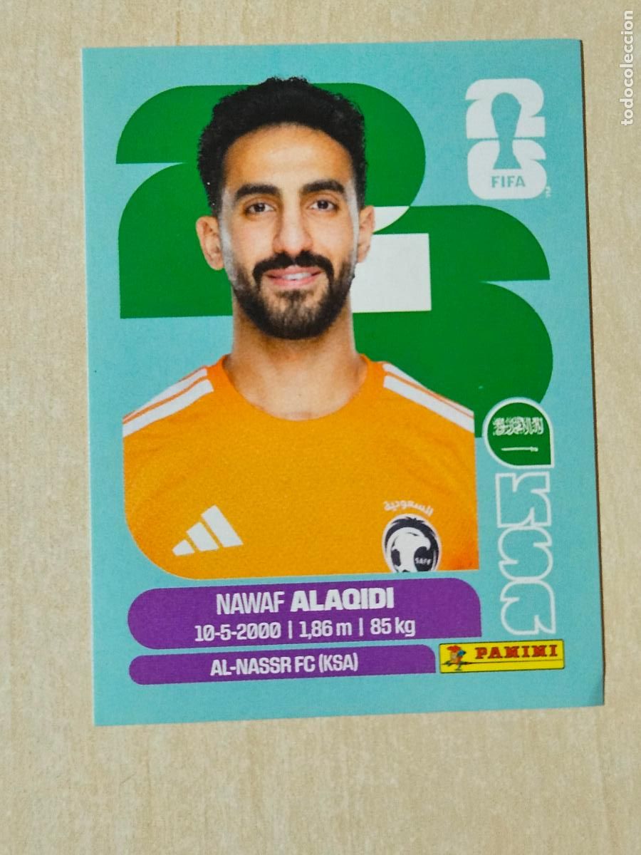 Football Stickers: CROMO KSA2 KSA 2 ALAQIDI ARABIA SAUDI - MUNDIAL FIFA WORLD CUP 2026 STICKER PANINI SIN PEGAR