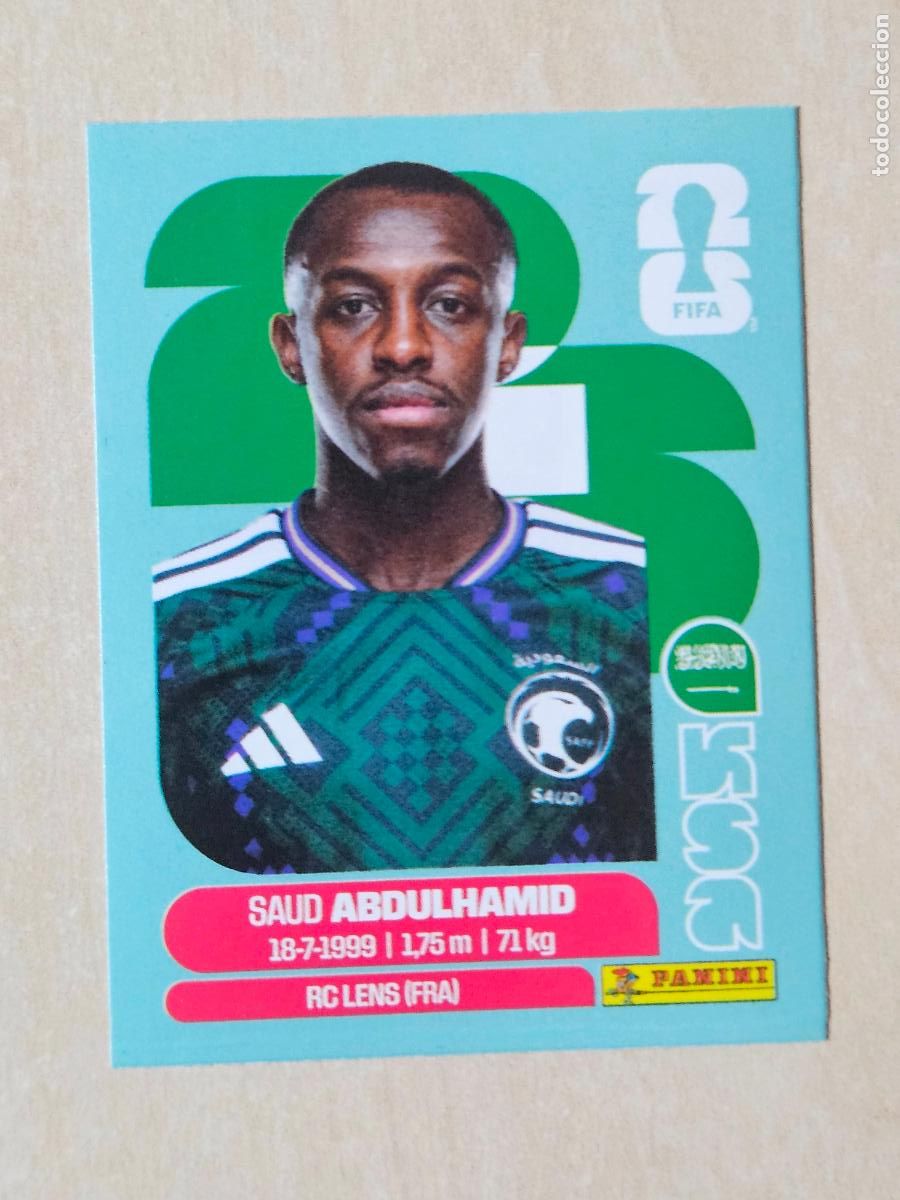 Football Stickers: CROMO KSA4 KSA 4 ABDULHAMID ARABIA SAUDI - MUNDIAL FIFA WORLD CUP 2026 STICKER PANINI SIN PEGAR