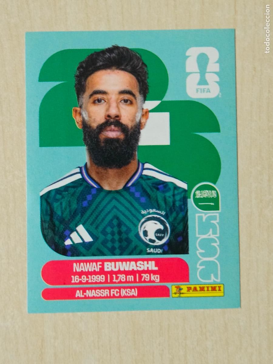 Cromos de Futebol: CROMO KSA5 KSA 5 BUWASHIL ARABIA SAUDI - MUNDIAL FIFA WORLD CUP 2026 STICKER PANINI SIN PEGAR