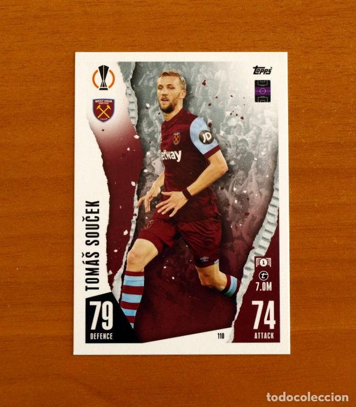 Figurine di Calcio: West Ham United F.C. -N&ordm; 110 Tom&aacute;s Soucek -Topps Match Attax Trading Card Game 2023-2024-23-24