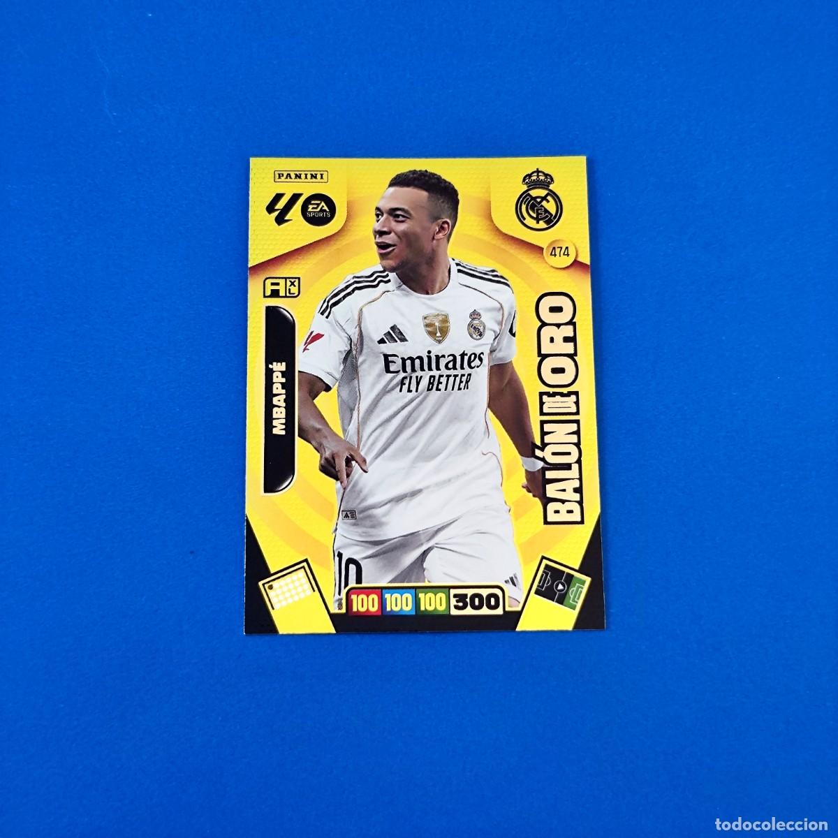 Cartes &agrave; collectionner de Football: Adrenalyn 2025 2026 / 25 26 Bal&oacute;n de Oro 474 Mbappe Real Madrid