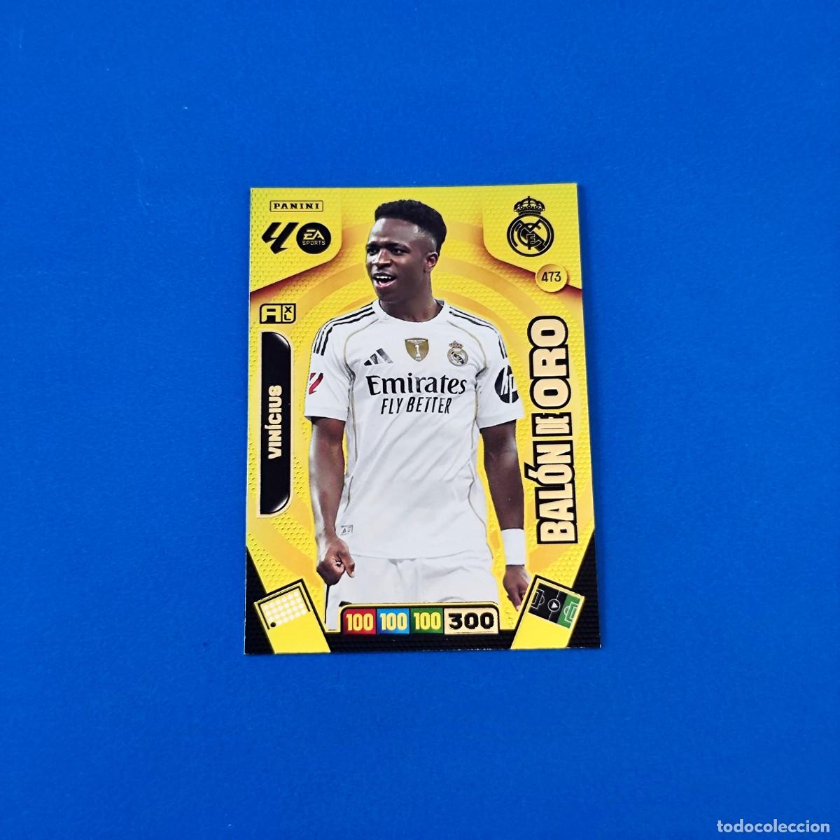 Figurine di Calcio: Adrenalyn 2025 2026 / 25 26 Bal&oacute;n de Oro 473 Vinicius Real Madrid