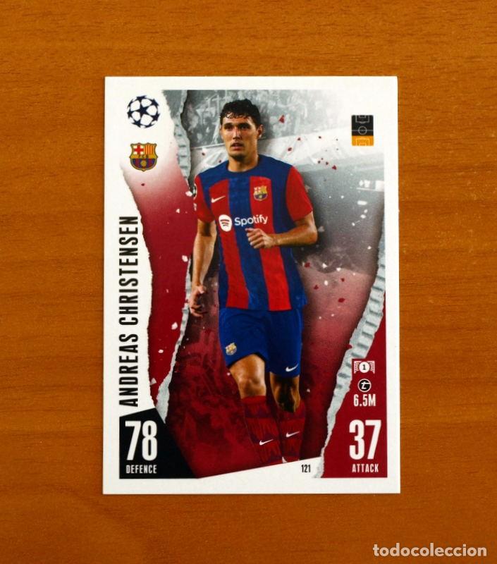 Cromos de f&uacute;tbol: F.C. Barcelona -N&ordm; 121 Andreas Christensen -Topps Match Attax Trading Card Game 2023-2024-23-24