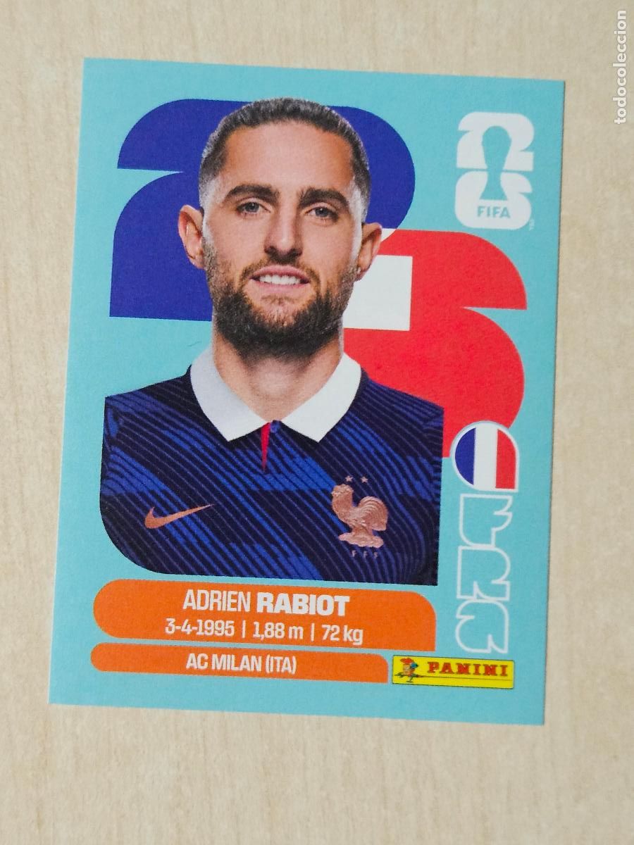 Cromos de f&uacute;tbol: CROMO FRA12 FRA 12 ADRIEN RABIOT FRANCIA - MUNDIAL FIFA WORLD CUP 2026 STICKER PANINI SIN PEGAR