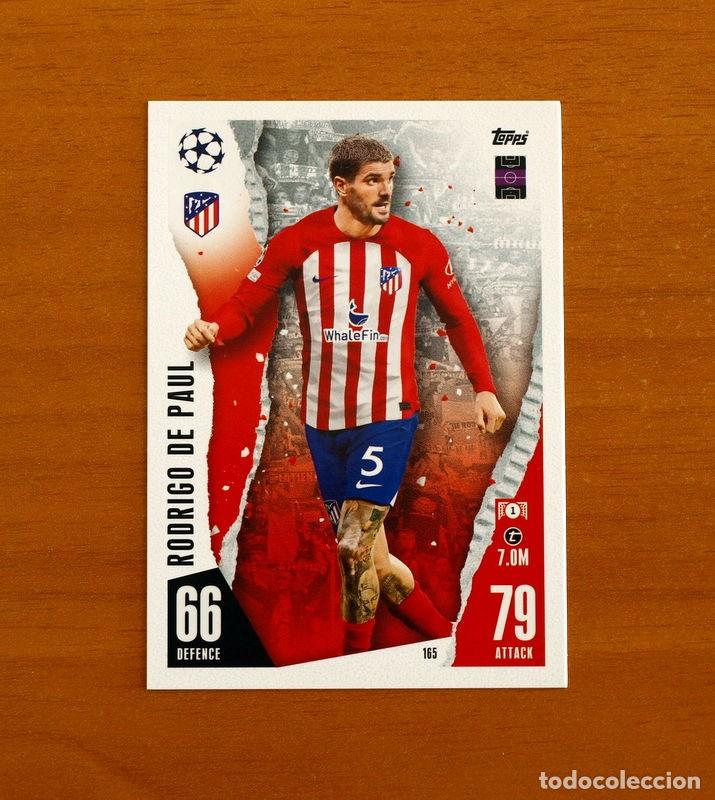 Cartes &agrave; collectionner de Football: Atl&eacute;tico de Madrid -N&ordm; 165 Rodrigo De Paul -Topps Match Attax Trading Card Game 2023-2024-23-24