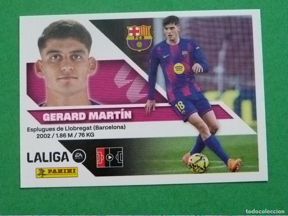 Cartes &agrave; collectionner de Football: CROMO FUTBOL GERARD MARTIN F.C. BARCELONA SIN PEGAR N&ordm; 8 LIGA ESTE 2026-2027/26-27 PANINI