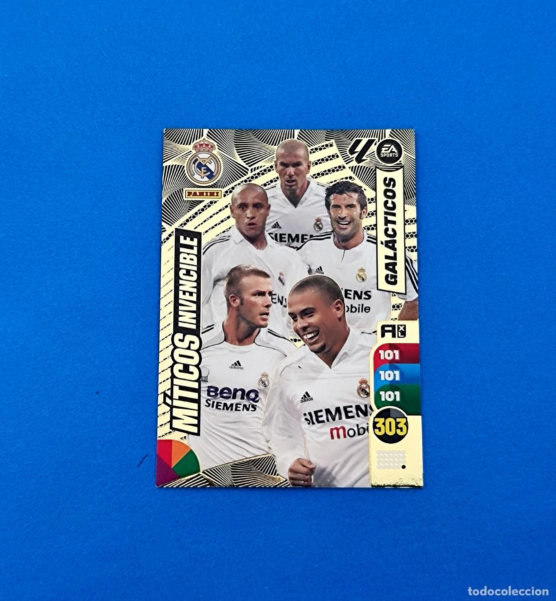 Cartes &agrave; collectionner de Football: Adrenalyn 2024 2025 / 24 25 M&iacute;ticos Invencible Gal&aacute;cticos Real Madrid
