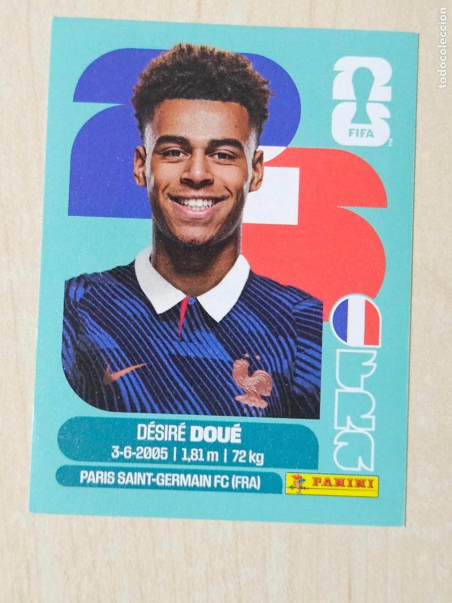 Cartes &agrave; collectionner de Football: CROMO FRA17 FRA 17 DOUE FRANCIA - MUNDIAL FIFA WORLD CUP 2026 STICKER PANINI SIN PEGAR