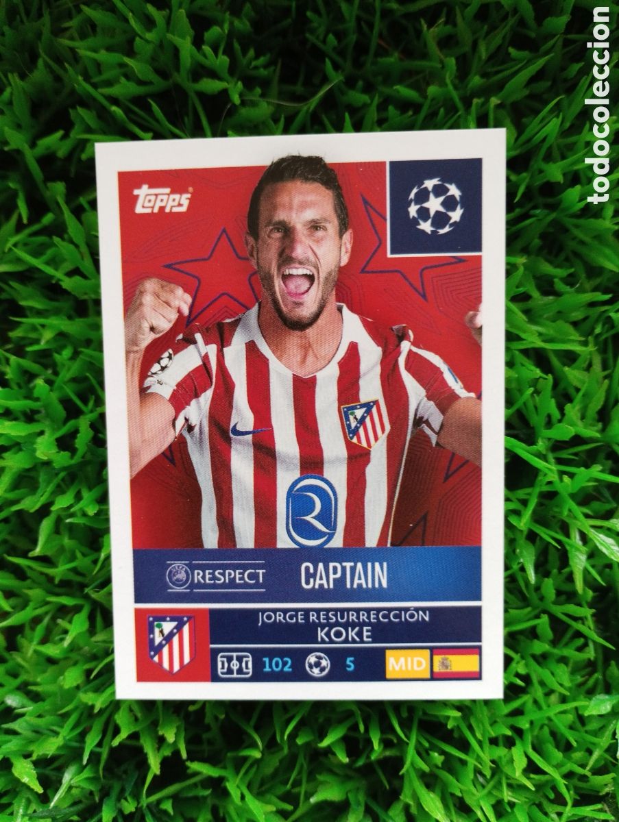 Football Stickers: Koke Atletico De Madrid Champions League 25-26 # 113 NUNCA PEGADO