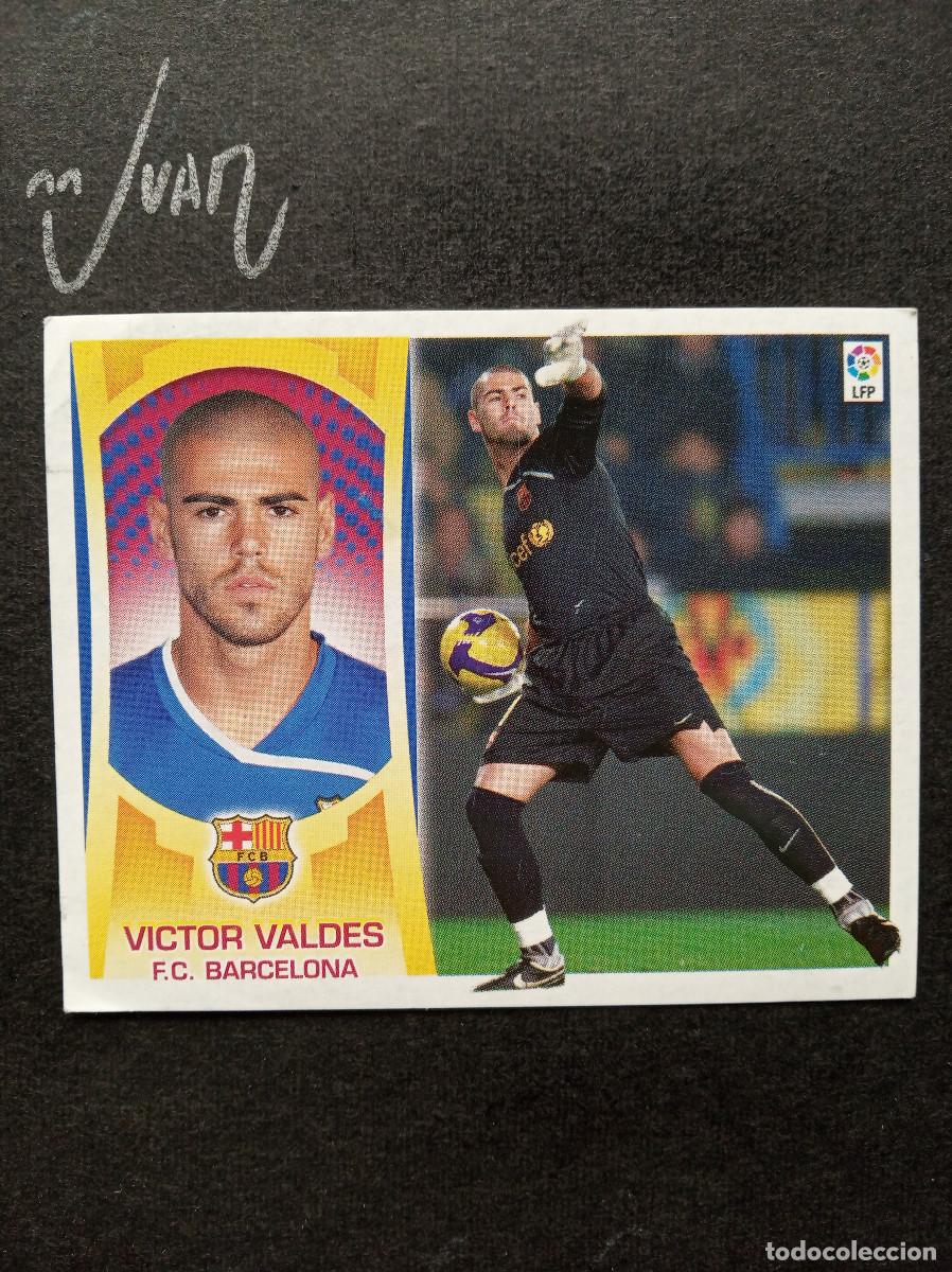 Cromos de f&uacute;tbol: N&ordm; 1 VICTOR VALDES BARCELONA ESPA&Ntilde;A ⚽ COLECCIONES ESTE &reg; LIGA FUTBOL 2009 2010 09 10 SIN PEGAR NUNCA