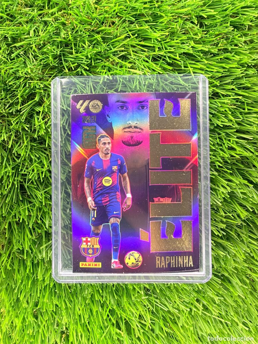Cromos de f&uacute;tbol: N&ordm; 16 Raphinha &Eacute;lite FC Barcelona Megacracks 26 27