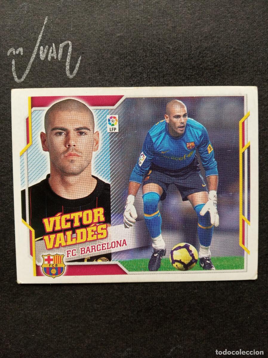 Cromos de f&uacute;tbol: N&ordm; 1 VICTOR VALDES BARCELONA ESPA&Ntilde;A ⚽ COLECCIONES ESTE &reg; LIGA FUTBOL 2010 2011 10 11 SIN PEGAR NUNCA