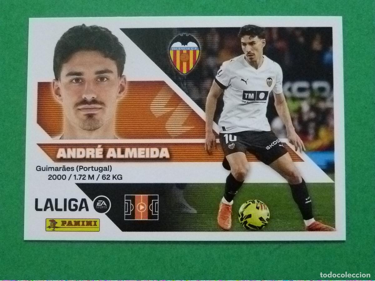 Cromos de f&uacute;tbol: CROMO FUTBOL ANDRE ALMEIDA VALENCIA C.F. SIN PEGAR N&ordm; 16 LIGA ESTE 2026-2027/26-27 PANINI