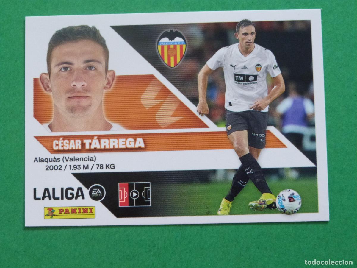 Cromos de f&uacute;tbol: CROMO FUTBOL TARREGA VALENCIA C.F. SIN PEGAR N&ordm; 7 LIGA ESTE 2026-2027/26-27 PANINI