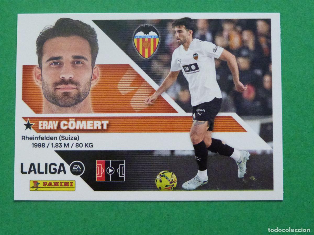 Cromos de f&uacute;tbol: CROMO FUTBOL COMERT VALENCIA C.F. SIN PEGAR N&ordm; 8 A LIGA ESTE 2026-2027/26-27 PANINI