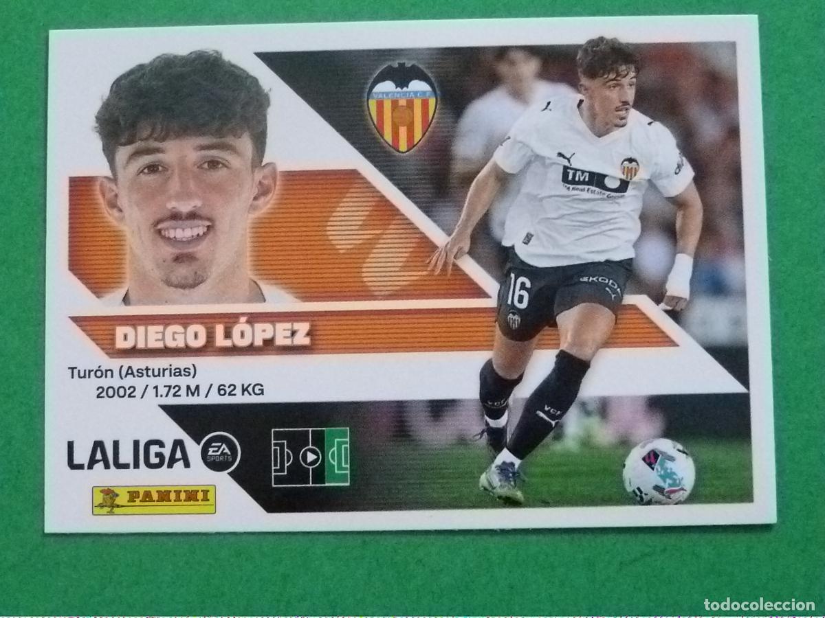 Cromos de f&uacute;tbol: CROMO FUTBOL DIEGO LOPEZ VALENCIA C.F. SIN PEGAR N&ordm; 18 LIGA ESTE 2026-2027/26-27 PANINI