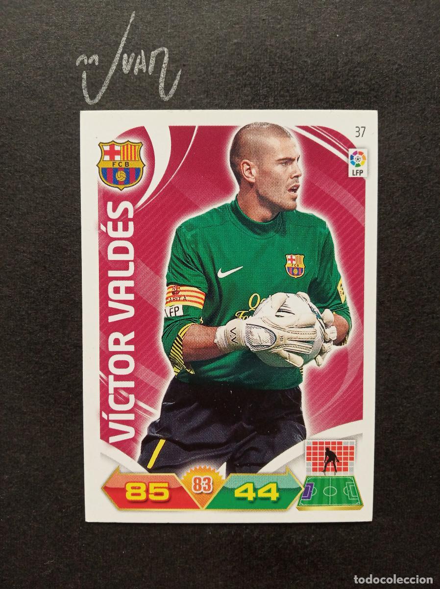 Cromos de f&uacute;tbol: N&ordm; 37 VICTOR VALDES BARCELONA ESPA&Ntilde;A ⚽ PANINI &reg; ADRENALYN XL 2011 2012 11 12 LIGA FUTBOL