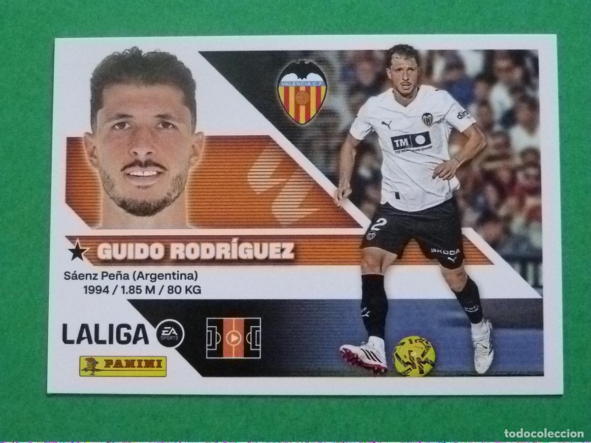 Cromos de f&uacute;tbol: CROMO FUTBOL GUIDO RODRIGUEZ VALENCIA C.F. SIN PEGAR N&ordm; 12 LIGA ESTE 2026-2027/26-27 PANINI