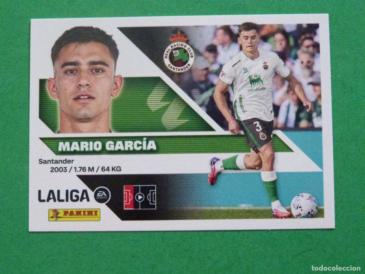 Cromos de f&uacute;tbol: CROMO FUTBOL MARIO GARCIA RACING DE SANTANDER SIN PEGAR N&ordm; 9 B LIGA ESTE 2026-2027/26-27 PANINI