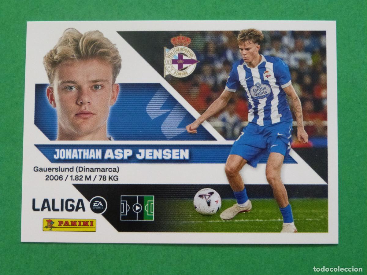 Cromos de f&uacute;tbol: CROMO FUTBOL ASP JENSEN DEPORTIVO LA CORU&Ntilde;A SIN PEGAR 17 3&ordf; EDICION LIGA ESTE 2026-2027/26-27 PANINI