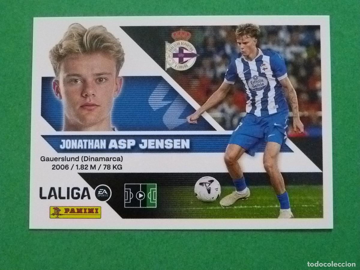 Cromos de f&uacute;tbol: CROMO FUTBOL ASP JENSEN DEPORTIVO LA CORU&Ntilde;A SIN PEGAR 17 3&ordf; EDICION LIGA ESTE 2026-2027/26-27 PANINI