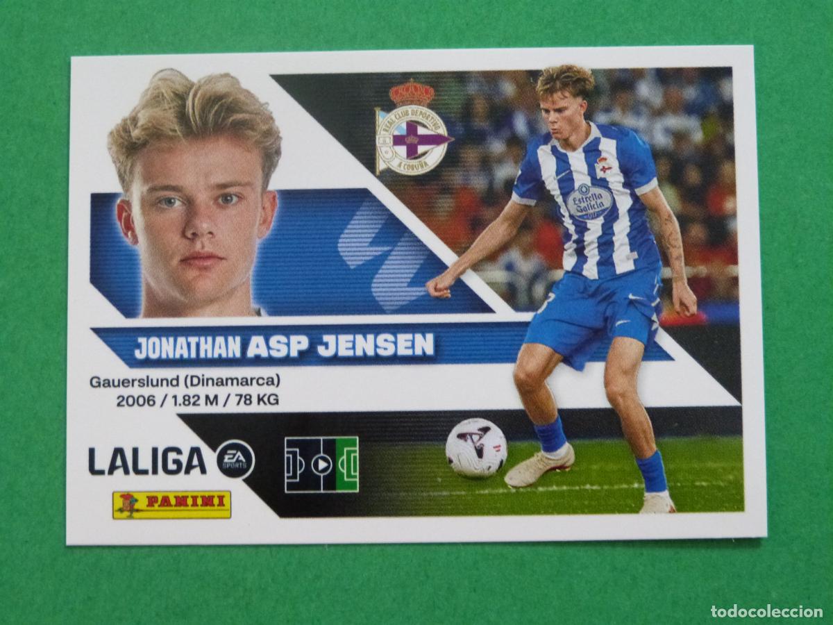 Cromos de f&uacute;tbol: CROMO FUTBOL ASP JENSEN DEPORTIVO LA CORU&Ntilde;A SIN PEGAR 17 3&ordf; EDICION LIGA ESTE 2026-2027/26-27 PANINI