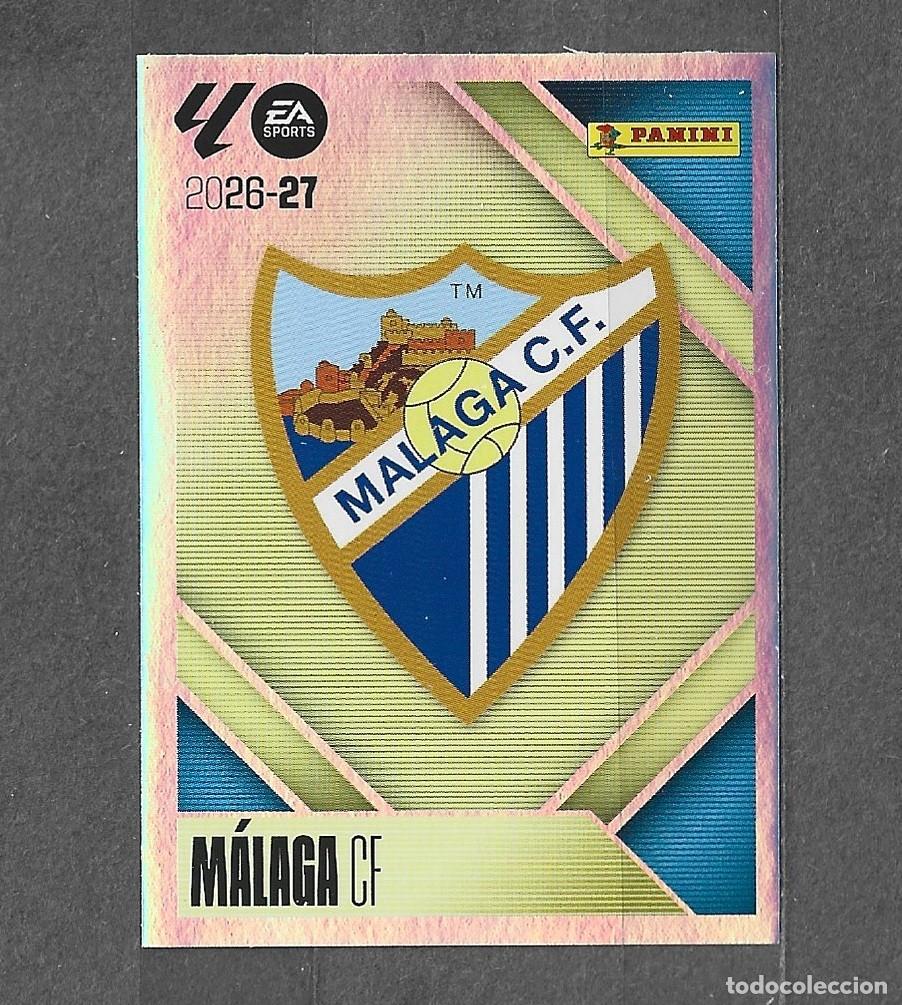 Cromos de f&uacute;tbol: Liga este 26/27 - Escudo - N&ordm; 1 - M&aacute;laga CF