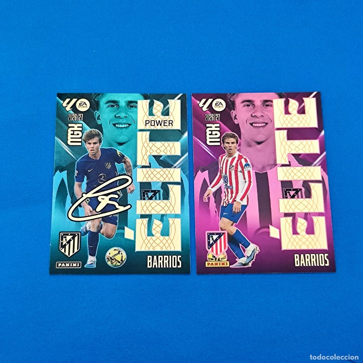 Cromos de f&uacute;tbol: Megacracks 2026 2027 / 26 27 &Eacute;lite - &Eacute;lite Power Barrios Atl&eacute;tico de Madrid