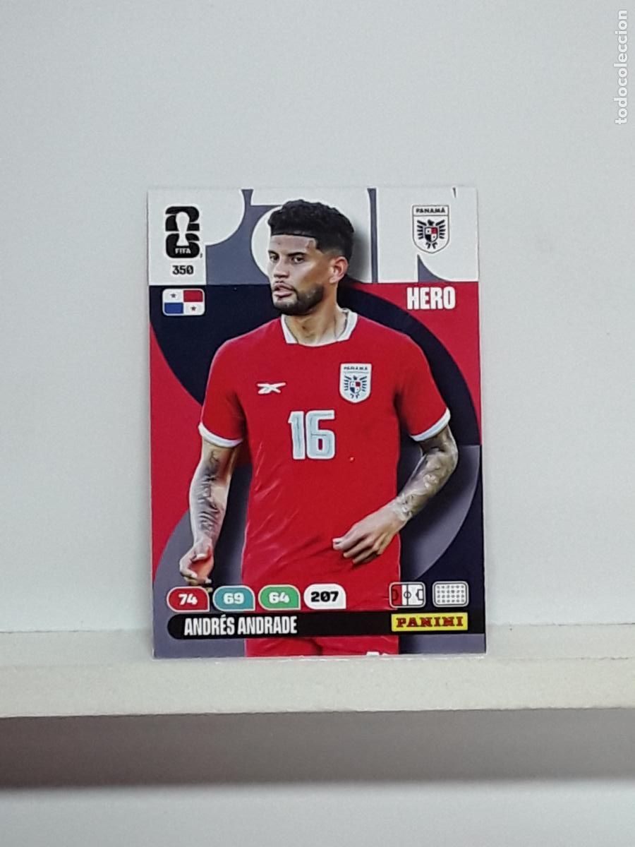 Cromos de f&uacute;tbol: ADRENALYN MUNDIAL 2026 WORLD CUP 26 ALBUM PANINI N 350 PANAMA ANDRES ANDRADE