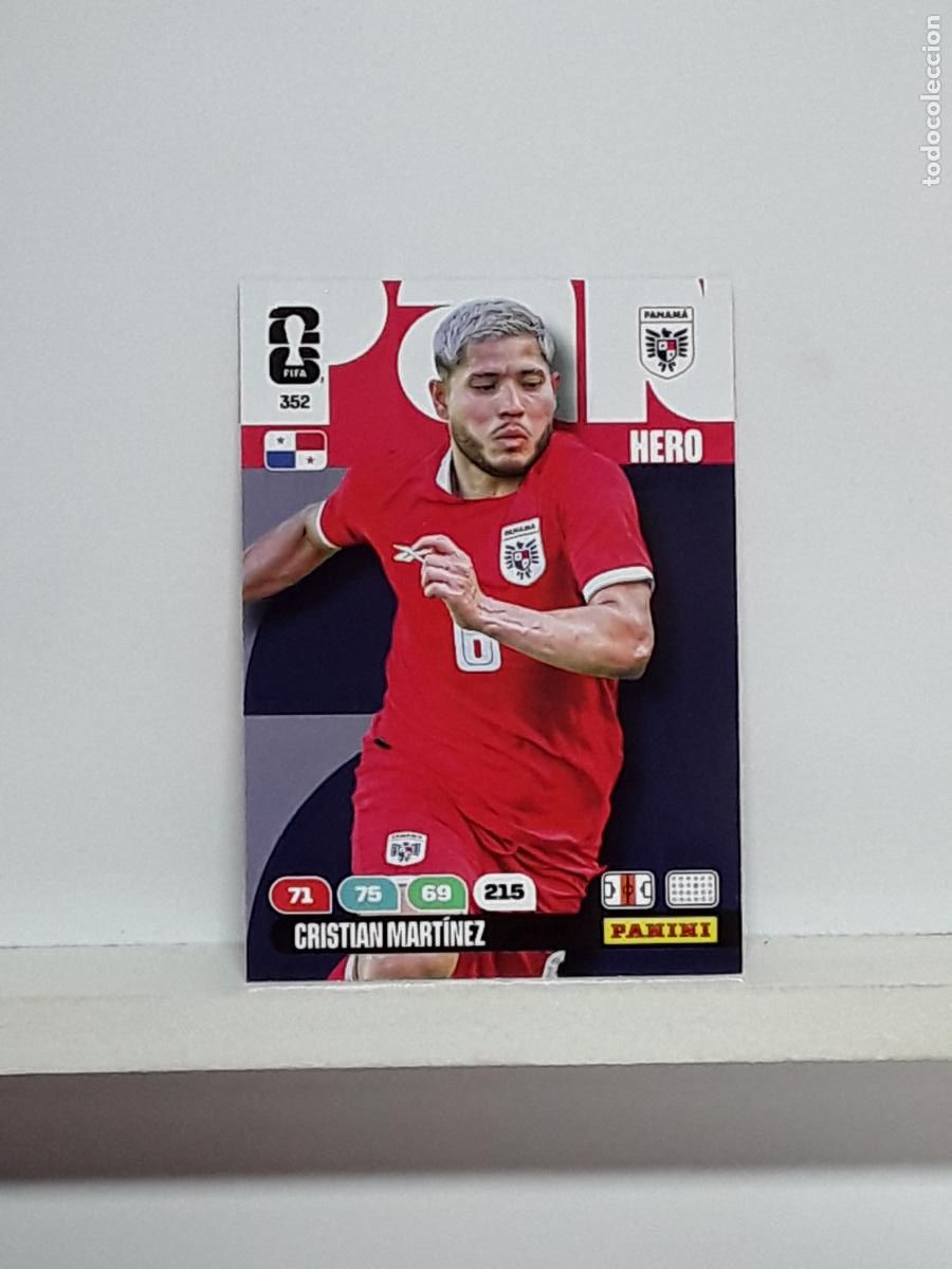 Fu&szlig;ball-Sticker: ADRENALYN MUNDIAL 2026 WORLD CUP 26 ALBUM PANINI N 352 PANAMA CRISTIAN MARTINEZ