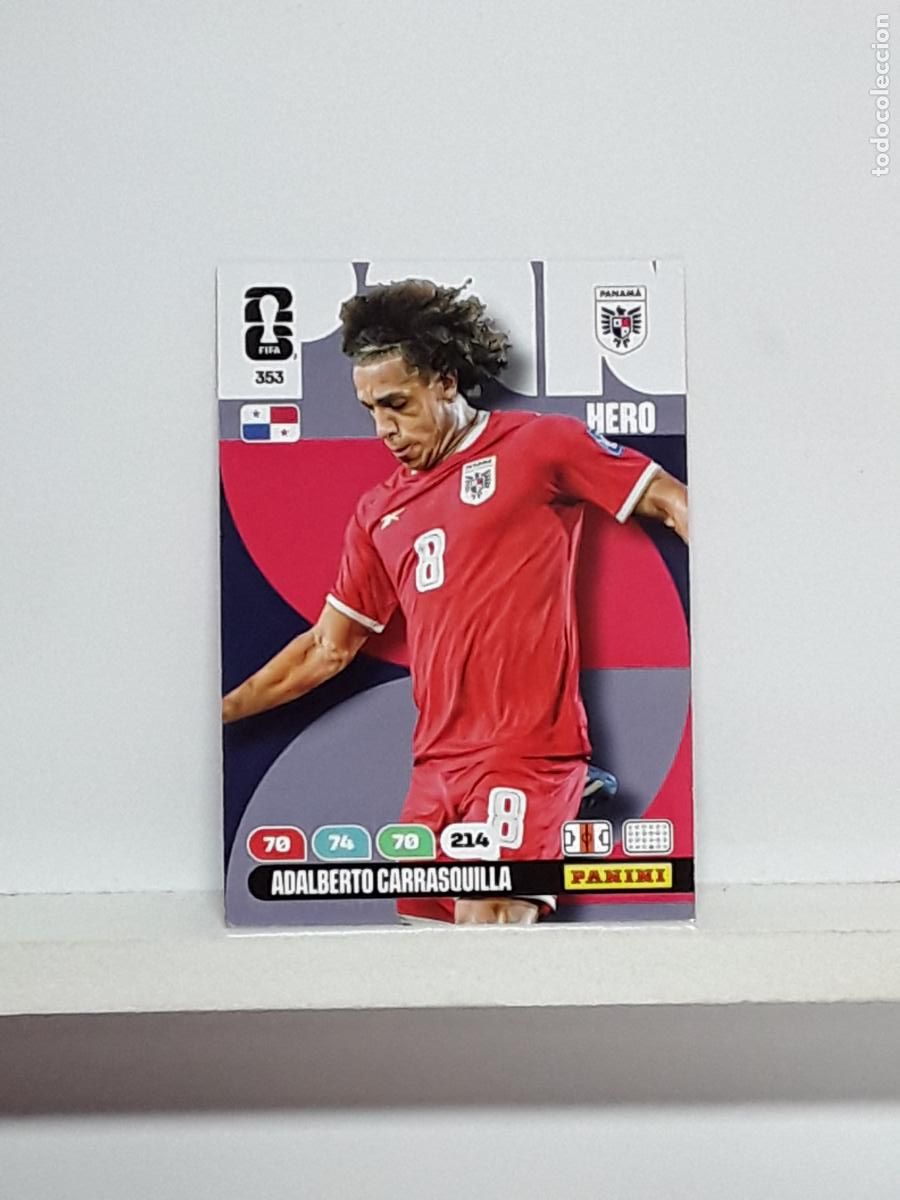 Cromos de Futebol: ADRENALYN MUNDIAL 2026 WORLD CUP 26 ALBUM PANINI N 353 PANAMA ADALBERTO CARRASQUILLA