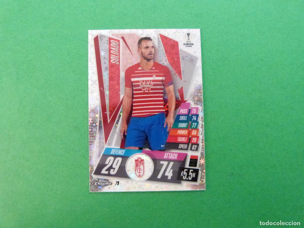 Cromos de f&uacute;tbol: TRADING CARD FUTBOL SOLDADO GRANADA N&ordm; 79 CHROME STAR CHAMPIONS LEAGUE MATCH ATTAX 2020-2021/20-21