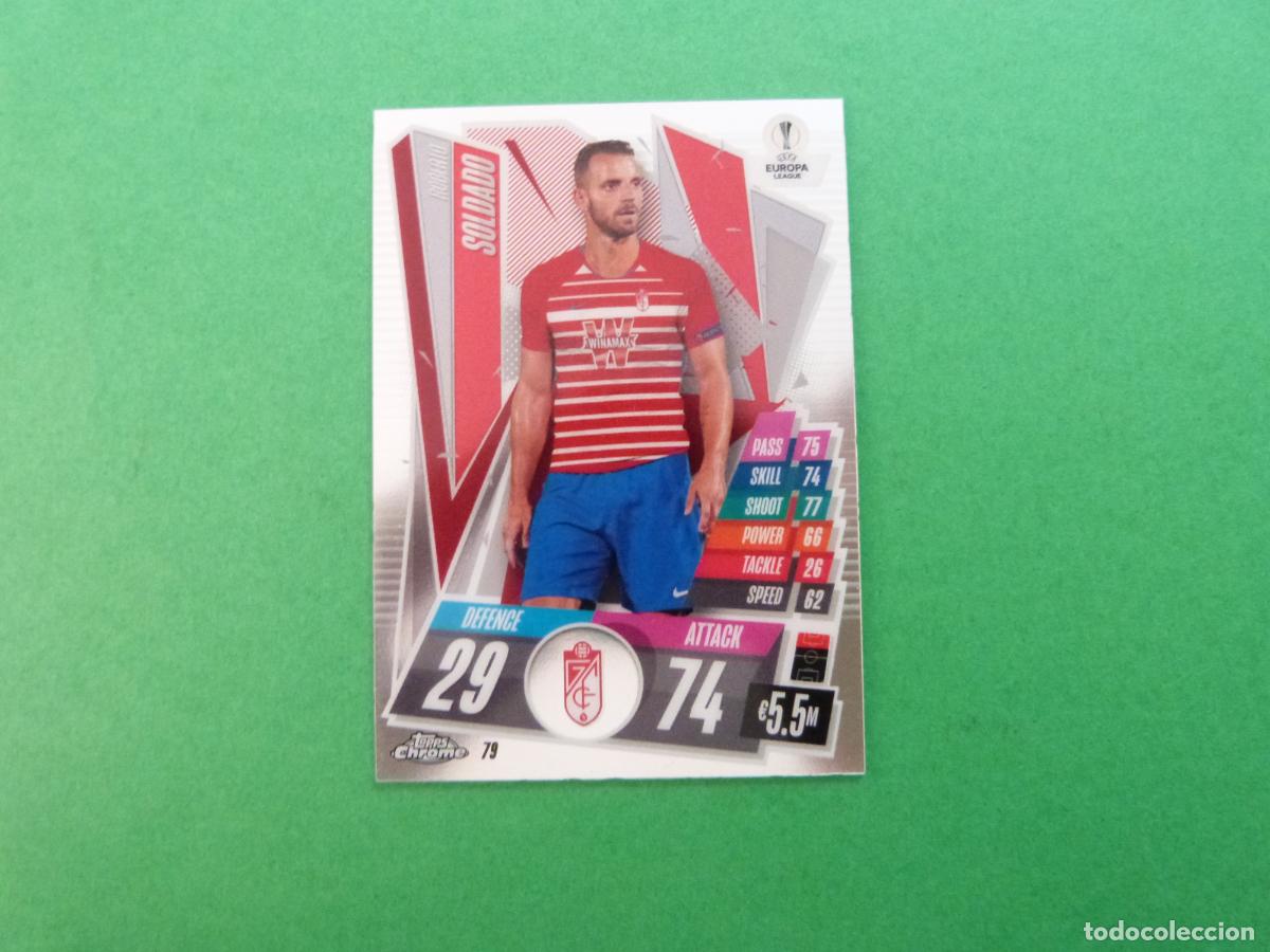 Cromos de f&uacute;tbol: TRADING CARD FUTBOL SOLDADO GRANADA N&ordm; 79 CHROME CHAMPIONS LEAGUE MATCH ATTAX 2020-2021/20-21 TOPPS