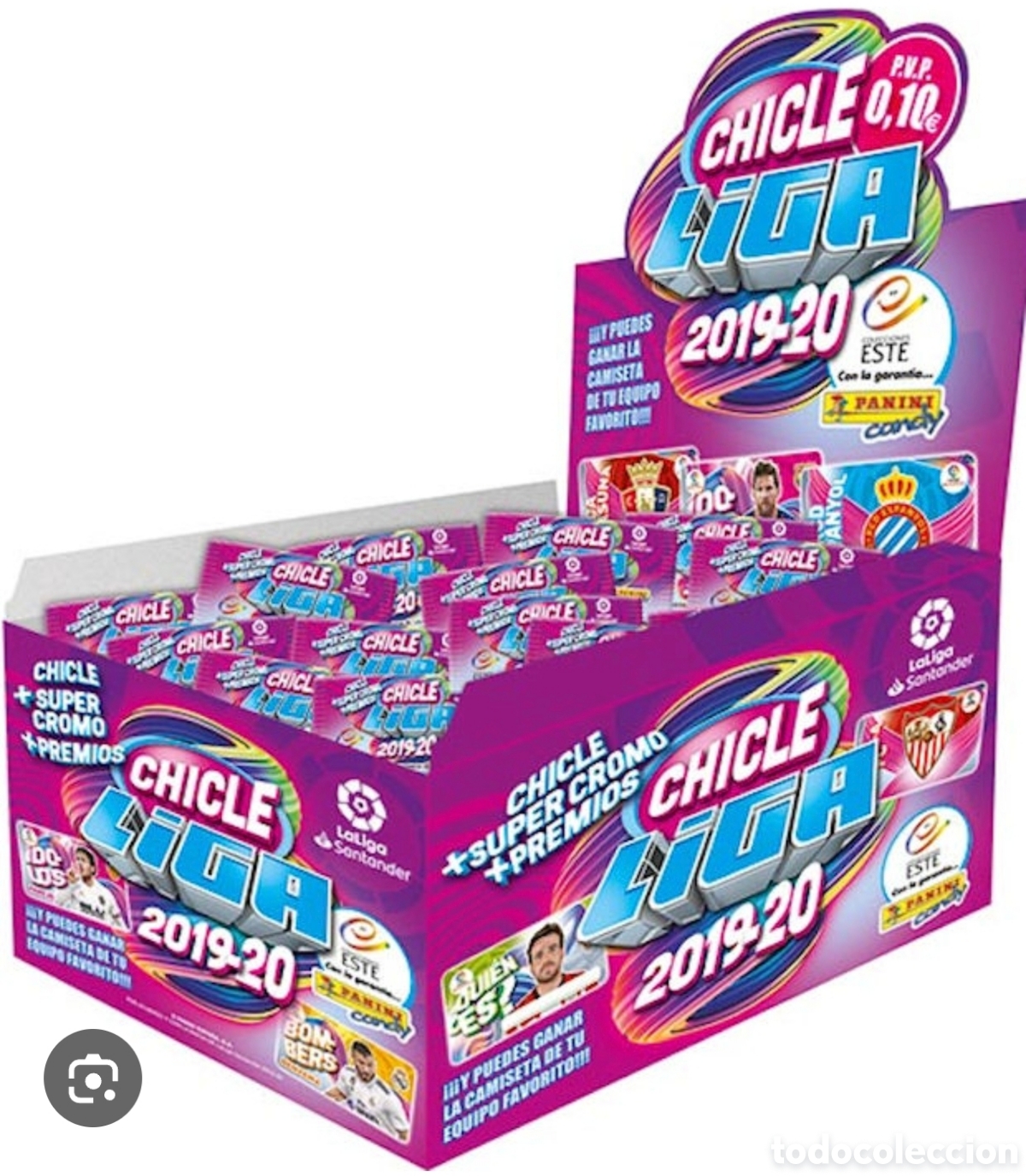 Cromos de f&uacute;tbol: Colecci&oacute;n Completa Chicle liga este 19/20
