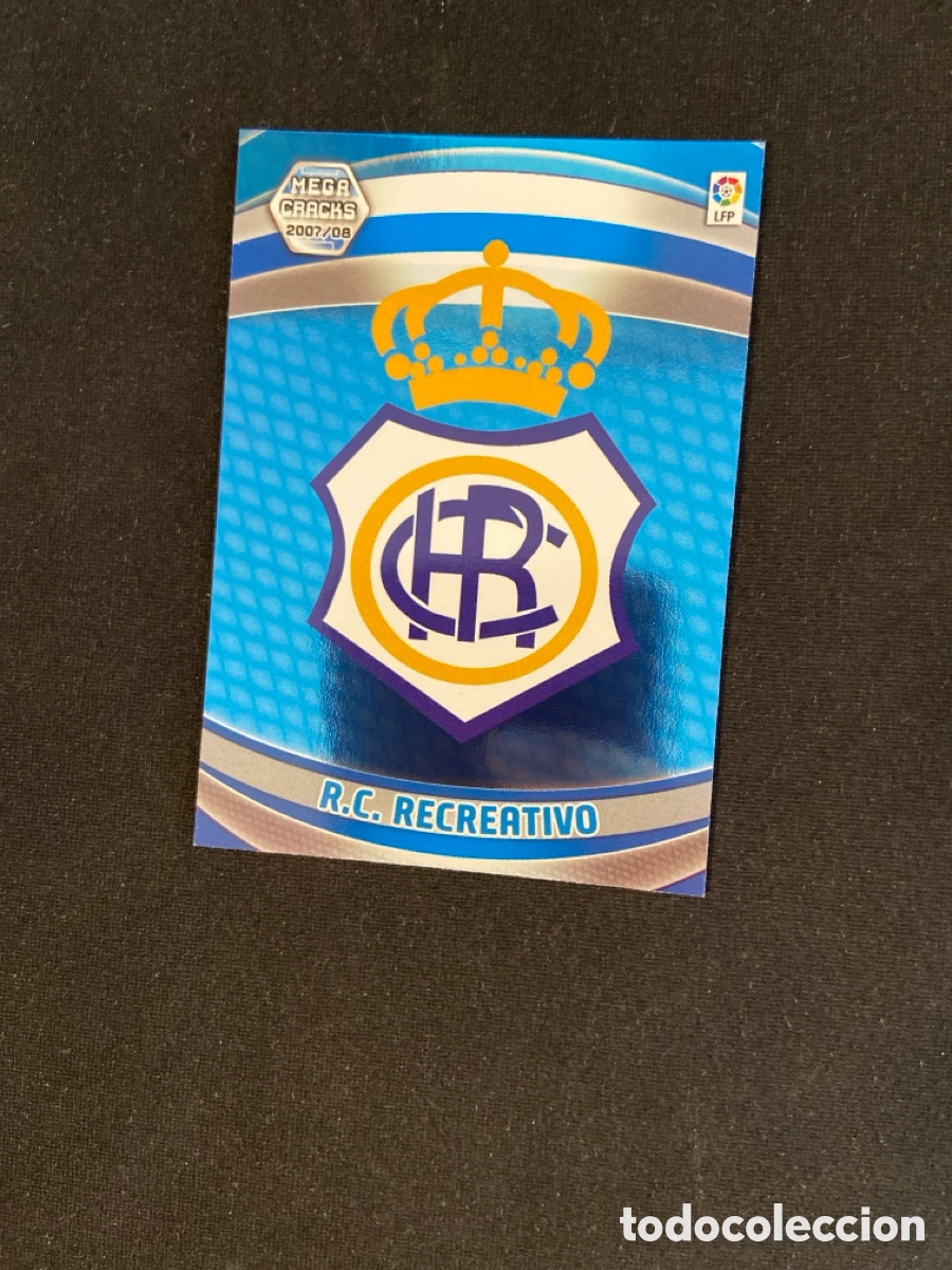 Cromos de f&uacute;tbol: ESCUDO 253 (RECREATIVO HUELVA)