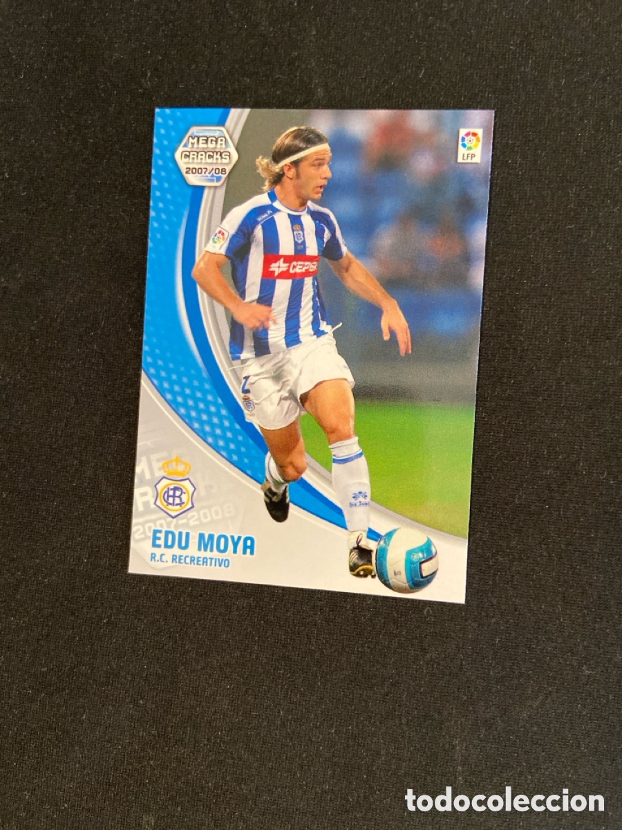 Cromos de f&uacute;tbol: EDU MOYA 255 (RECREATIVO HUELVA)