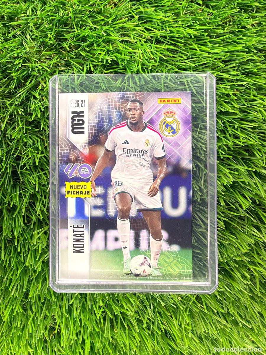 Cromos de f&uacute;tbol: N&ordm; 464 Konat&eacute; Nuevo Fichaje Real Madrid CF Megacracks 26 27