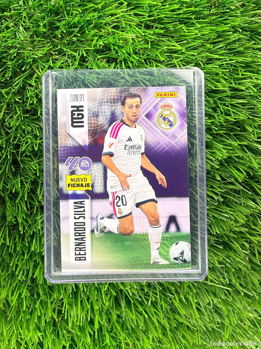 Cromos de f&uacute;tbol: N&ordm; 488 Bernardo Silva Nuevo Fichaje Real Madrid CF Megacracks 26 27