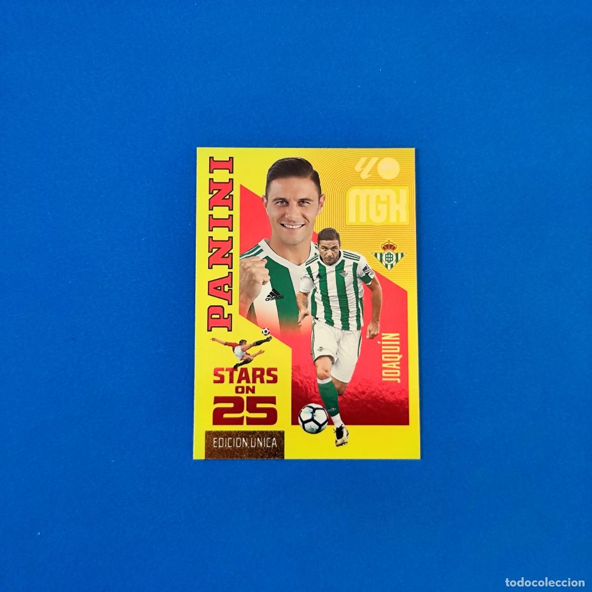 Cromos de f&uacute;tbol: Megacracks 2026 2027 / 26 27 STARS ON 25 Edici&oacute;n &Uacute;nica Joaqu&iacute;n Betis