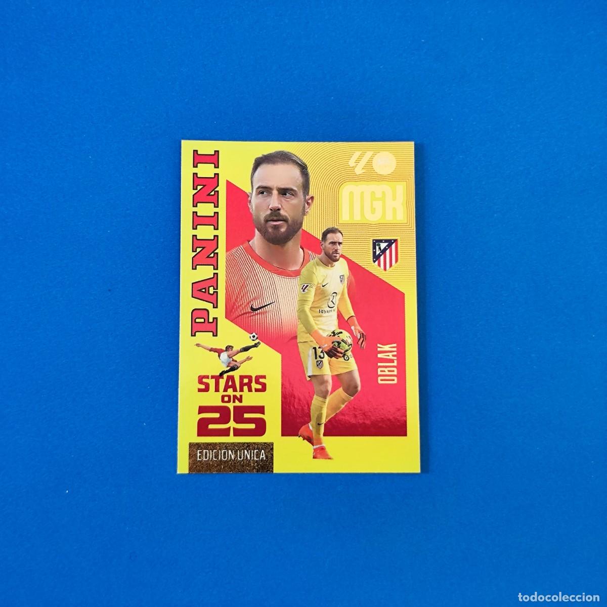 Cromos de f&uacute;tbol: Megacracks 2026 2027 / 26 27 STARS ON 25 Edici&oacute;n &Uacute;nica Oblak Atl&eacute;tico de Madrid