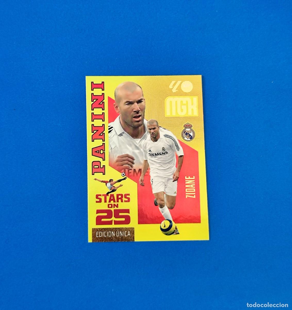 Cromos de f&uacute;tbol: Megacracks 2026 2027 / 26 27 STARS ON 25 Edici&oacute;n &Uacute;nica Oblak Zidane Real Madrid