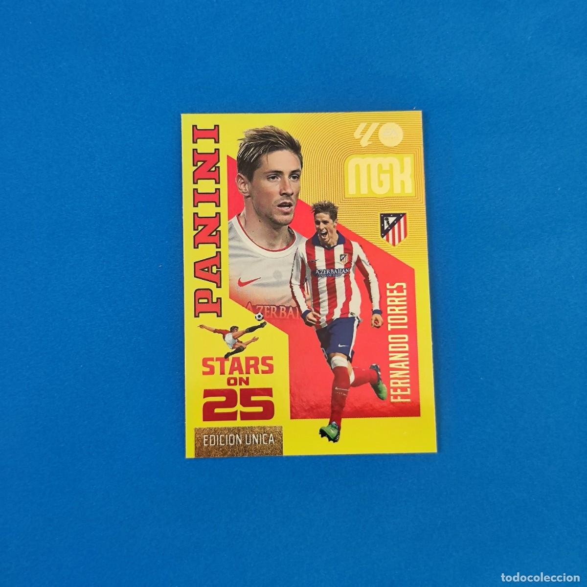Cromos de f&uacute;tbol: Megacracks 2026 2027 / 26 27 STARS ON 25 Edici&oacute;n &Uacute;nica Fernando Torres Atl&eacute;tico de Madrid