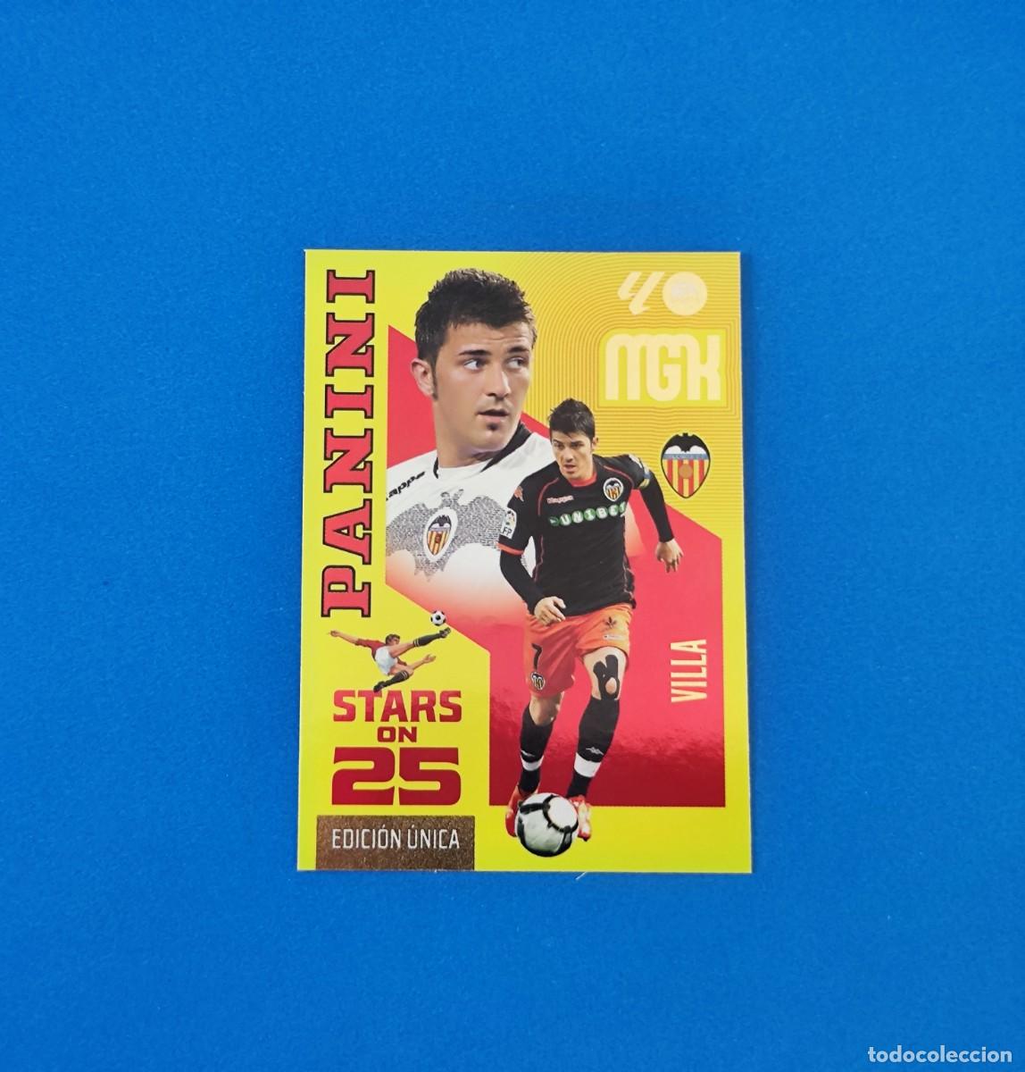 Cromos de f&uacute;tbol: Megacracks 2026 2027 / 26 27 STARS ON 25 Edici&oacute;n &Uacute;nica Villa Valencia