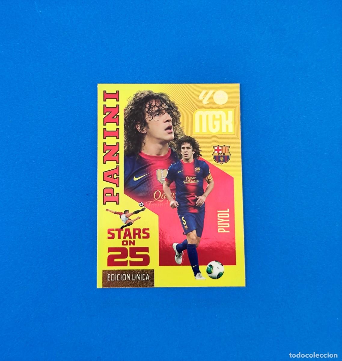 Cromos de f&uacute;tbol: Megacracks 2026 2027 / 26 27 STARS ON 25 Edici&oacute;n &Uacute;nica Puyol Barcelona