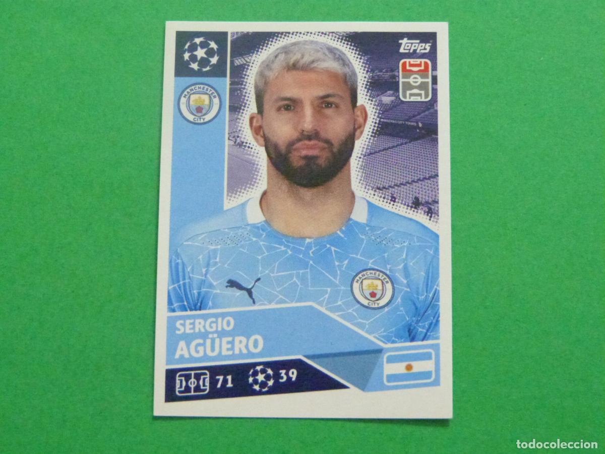 Cromos de f&uacute;tbol: CROMO FUTBOL AG&Uuml;ERO MANCHESTER CITY SIN PEGAR N&ordm; 18 CHAMPIONS LEAGUE 2020-2021/20-21 TOPPS