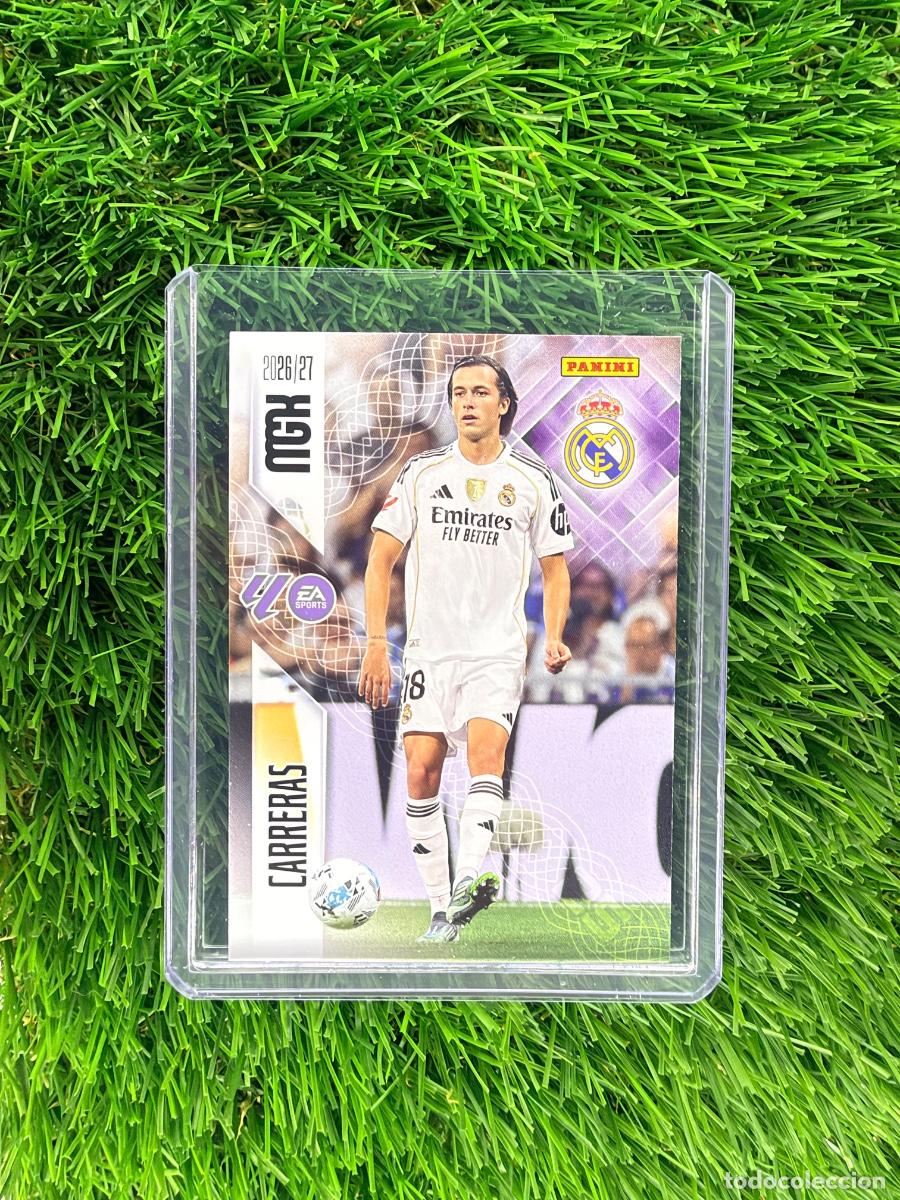 Cromos de f&uacute;tbol: N&ordm; 224 Carreras Real Madrid CF Megacracks 26 27