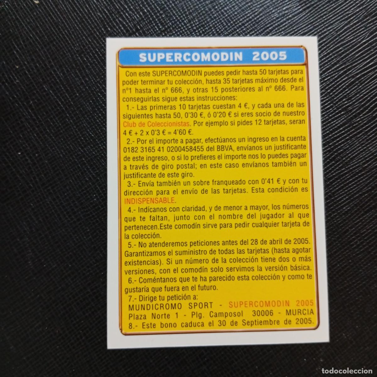 Cromos de f&uacute;tbol: SUPERCOMODIN 2005 MUNDICROMO 1995 1996 FICHAS CROMO FUTBOL LIGA 95 96 - A190 PG64