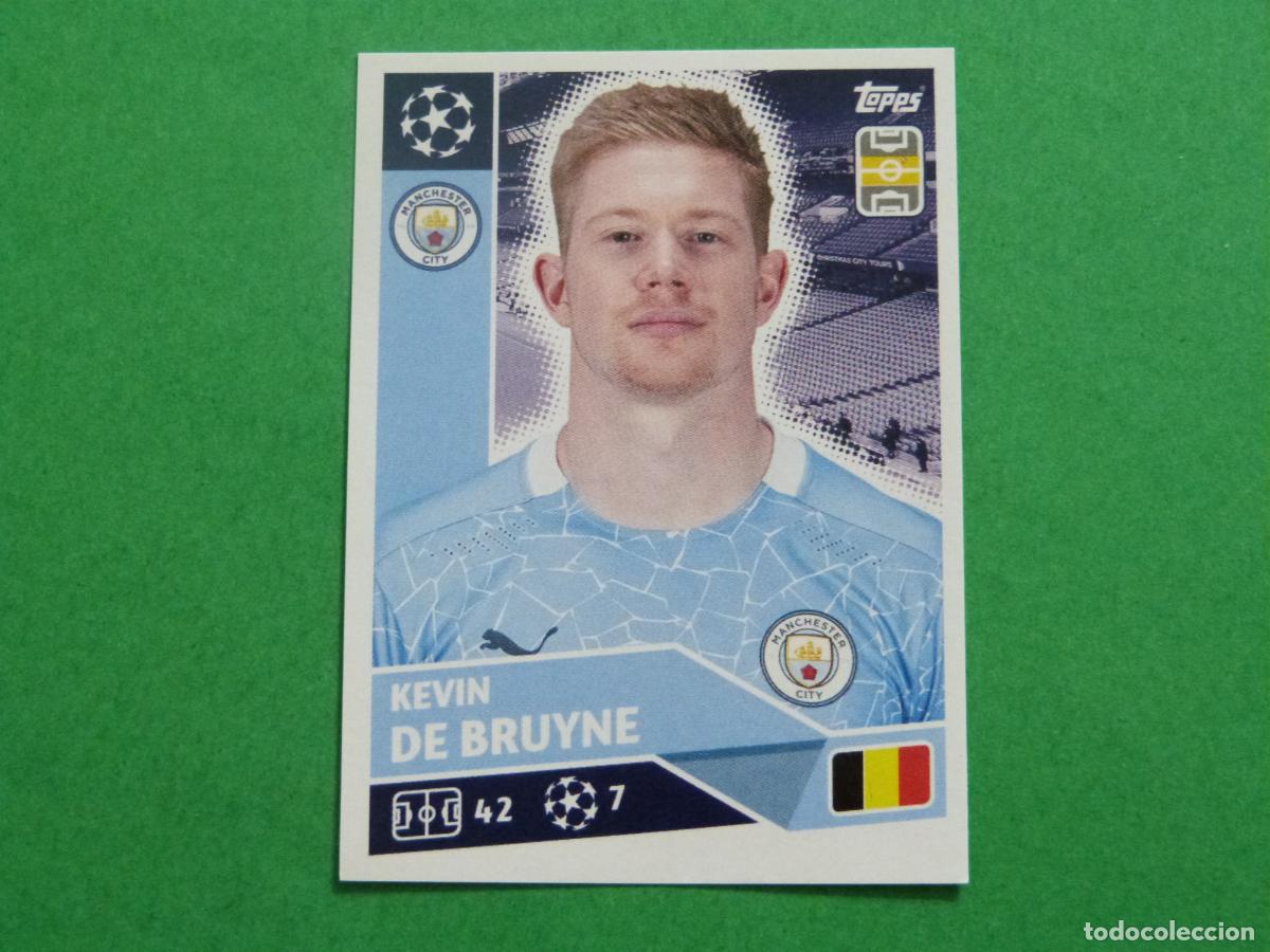 Cromos de f&uacute;tbol: CROMO FUTBOL DE BRUYNE MANCHESTER CITY SIN PEGAR N&ordm; 12 CHAMPIONS LEAGUE 2020-2021/20-21 TOPPS