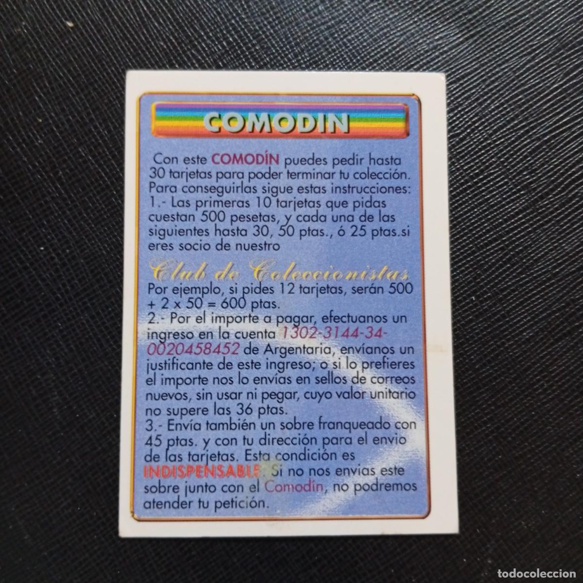 Cromos de f&uacute;tbol: COMODIN MUNDICROMO 2000 2001 FICHAS CROMO FUTBOL LIGA 00 01 - A190 PG64