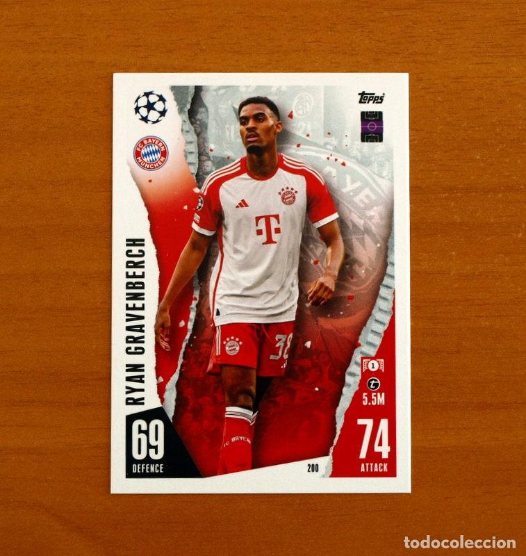 Cromos de f&uacute;tbol: Bayern M&uuml;nchen -N&ordm; 200 Ryan Gravenberch -Topps Match Attax Trading Card Game 2023-2024-23-24
